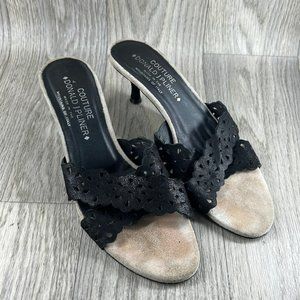 Donald J Pliner Couture kitten heel sandals